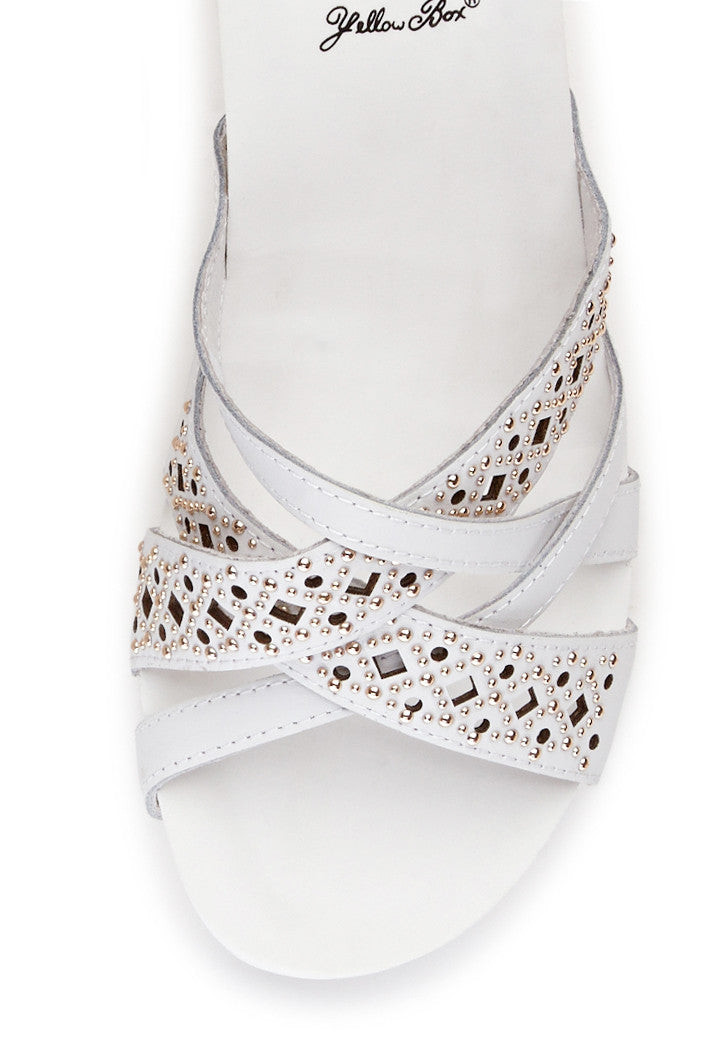 Tara Wedge Flip-Flop in White