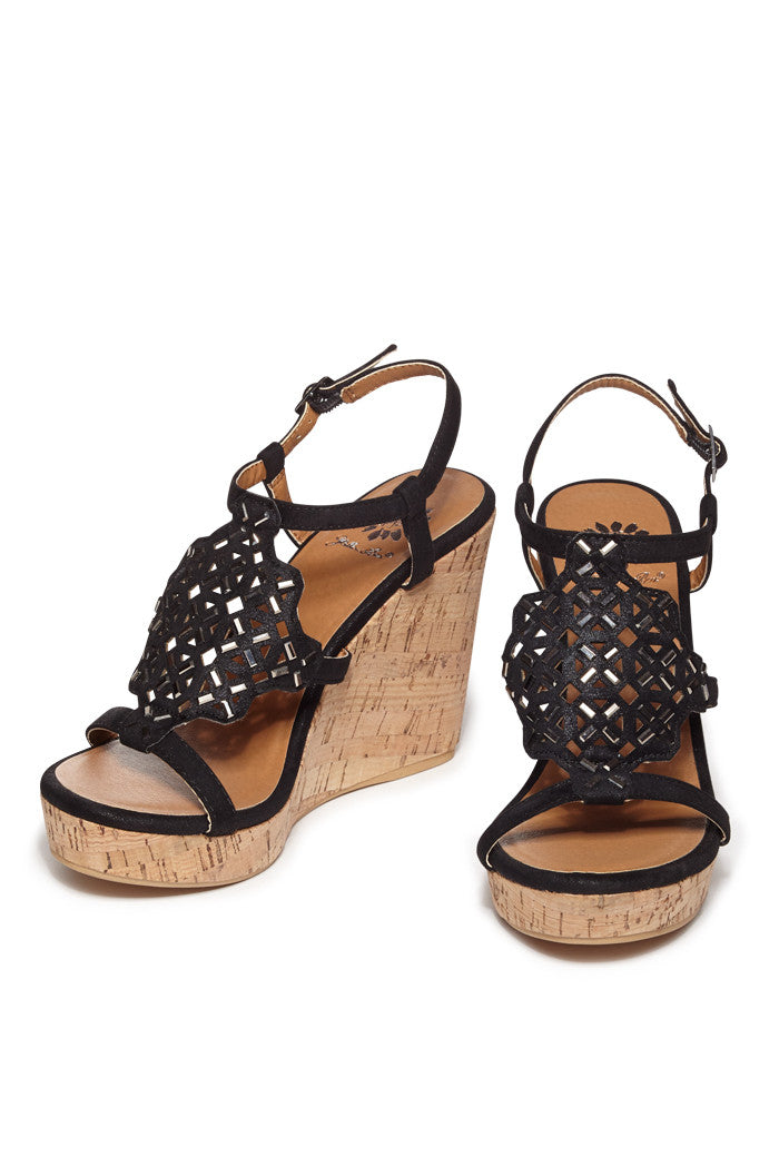 Uptown Wedge in Black