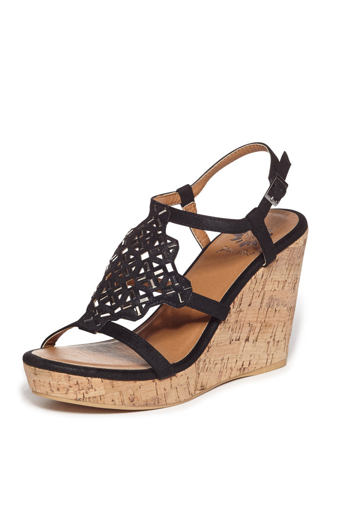 Uptown Wedge in Black