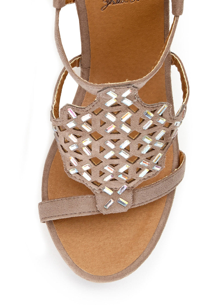 Uptown Wedge in Taupe