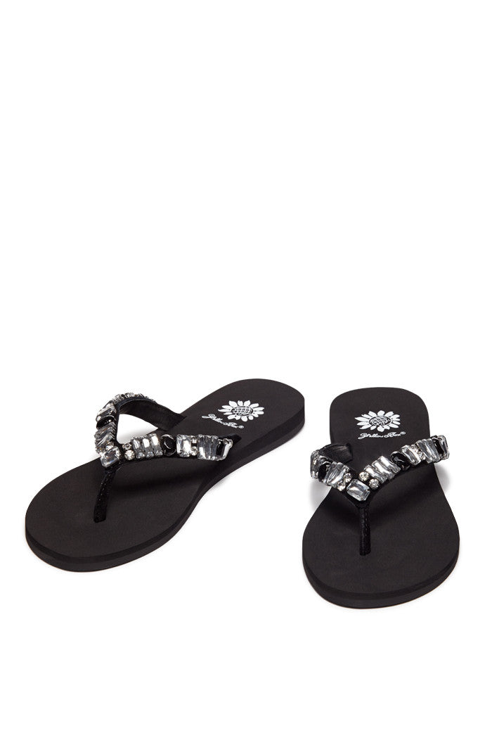 Veruka Flip-Flop in Black Clear