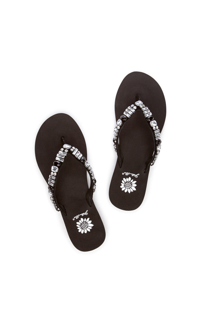 Veruka Flip-Flop in Black Clear