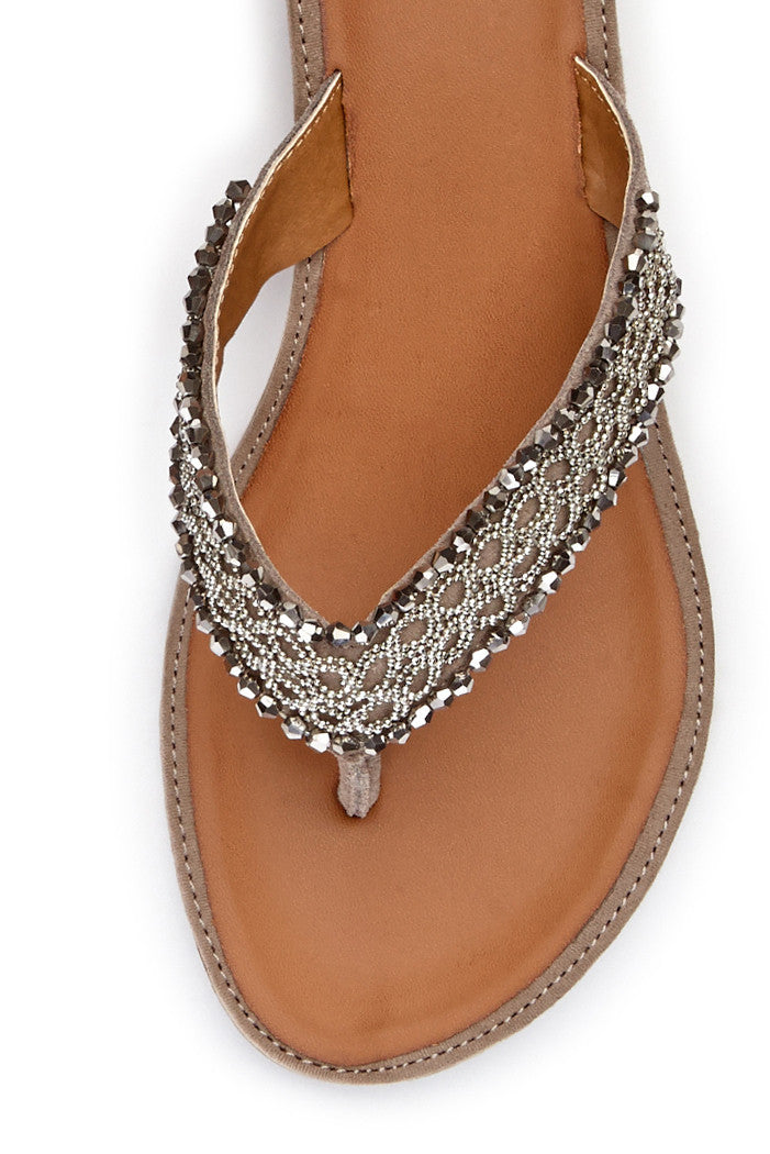 Yvonne Sandal in Taupe