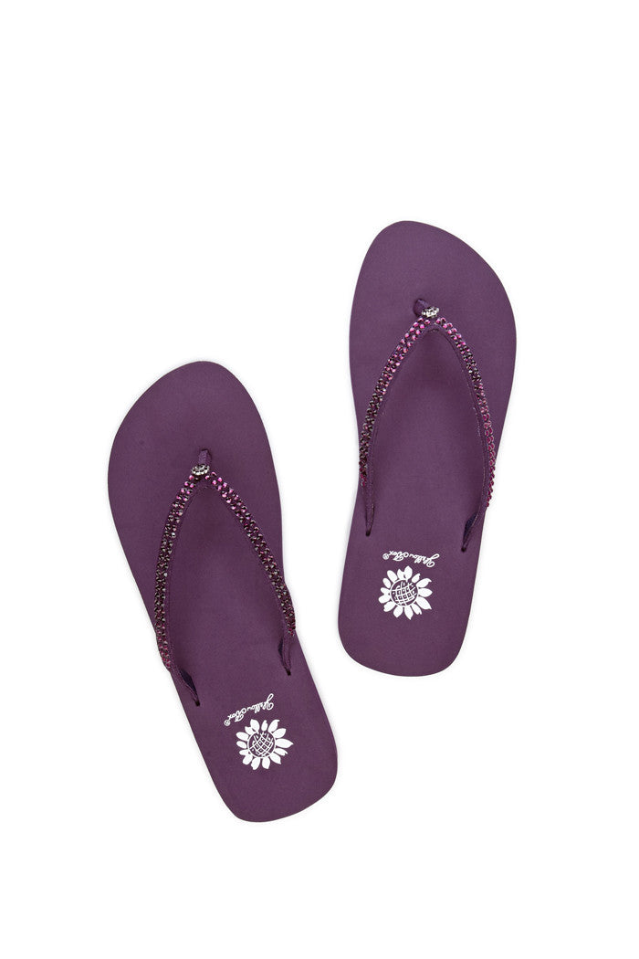 Jello Flip-Flop in Aubergine