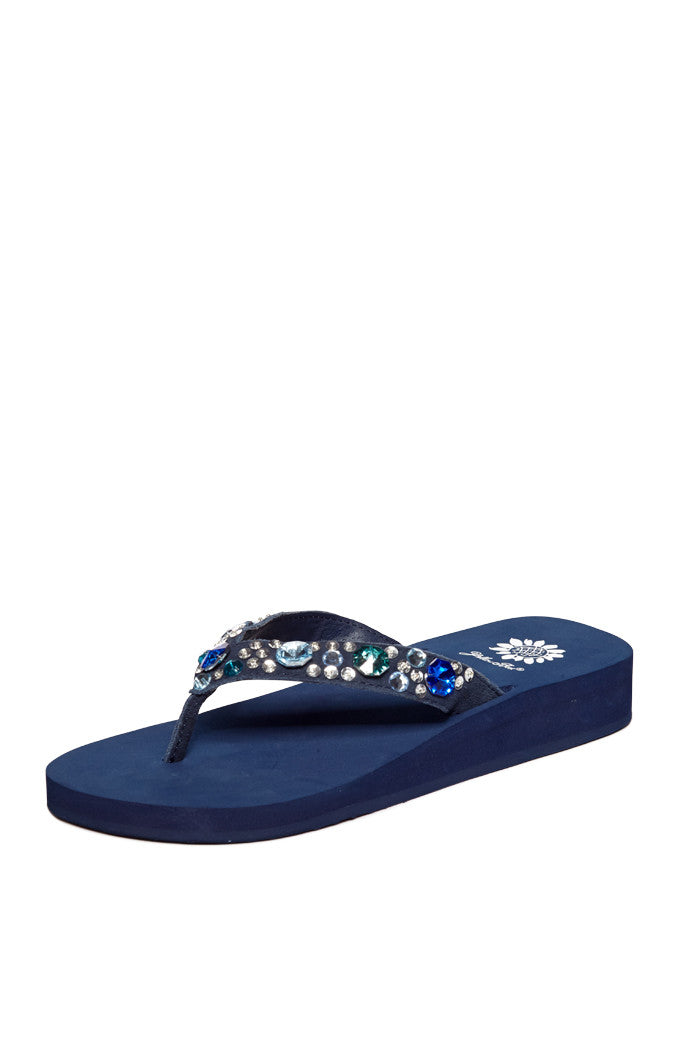 Paulina Flip-Flop in Navy