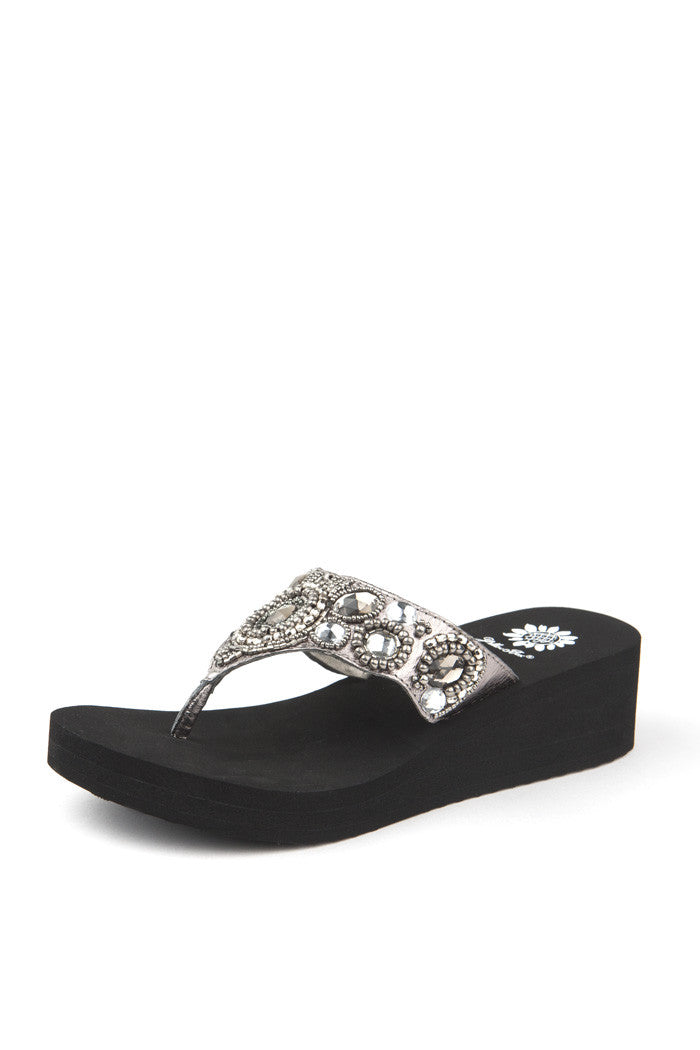 Brona Flip-Flop in Pewter