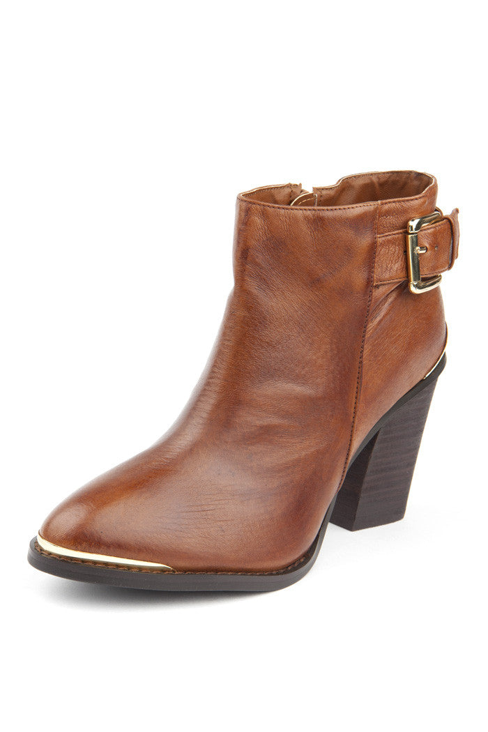 Christy Bootie in Tan