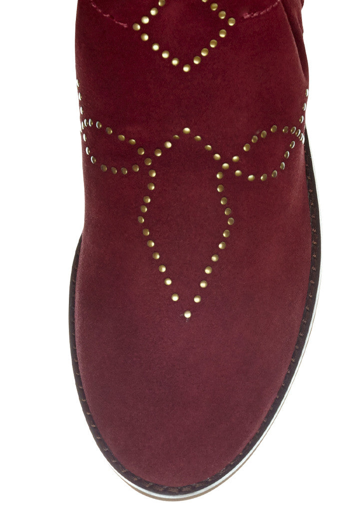 Echo Bootie in Burgundy
