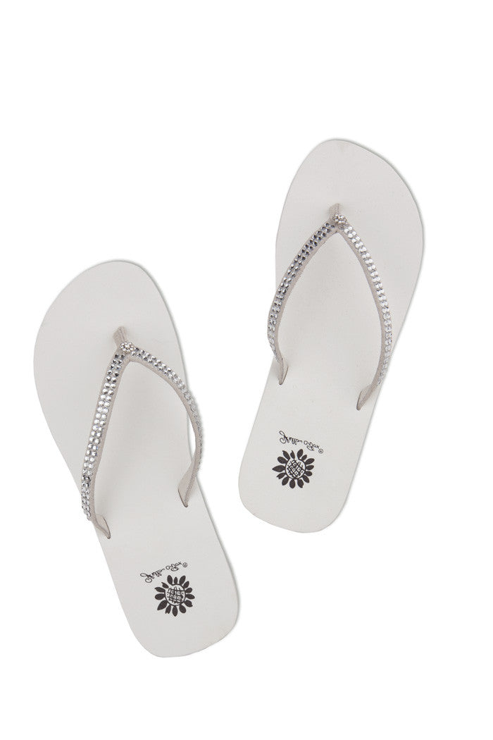 Jello Flip-Flop in White