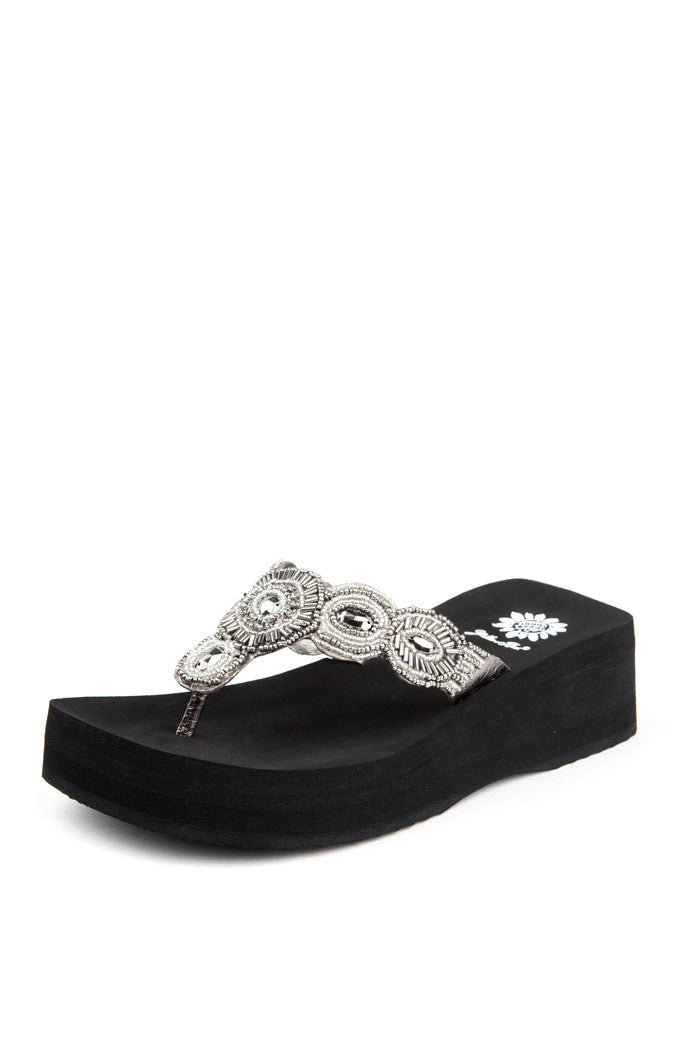 Libra Flip-Flop in Pewter