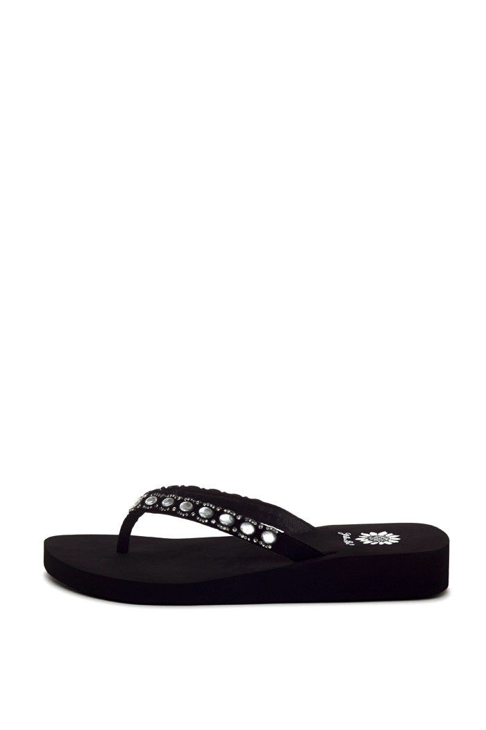 Latasha Flip-Flop in Black