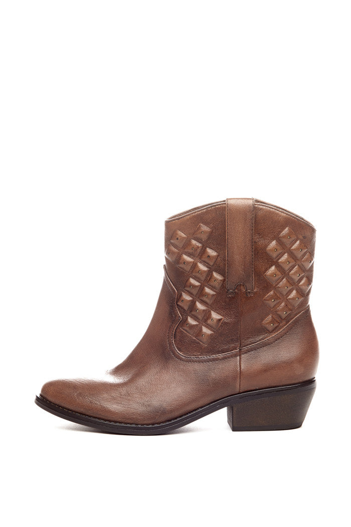 Padma Bootie in Cognac