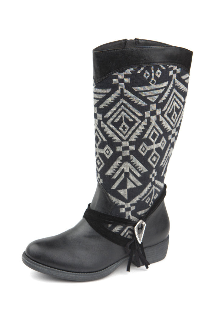 Penny Boot in Black Multi