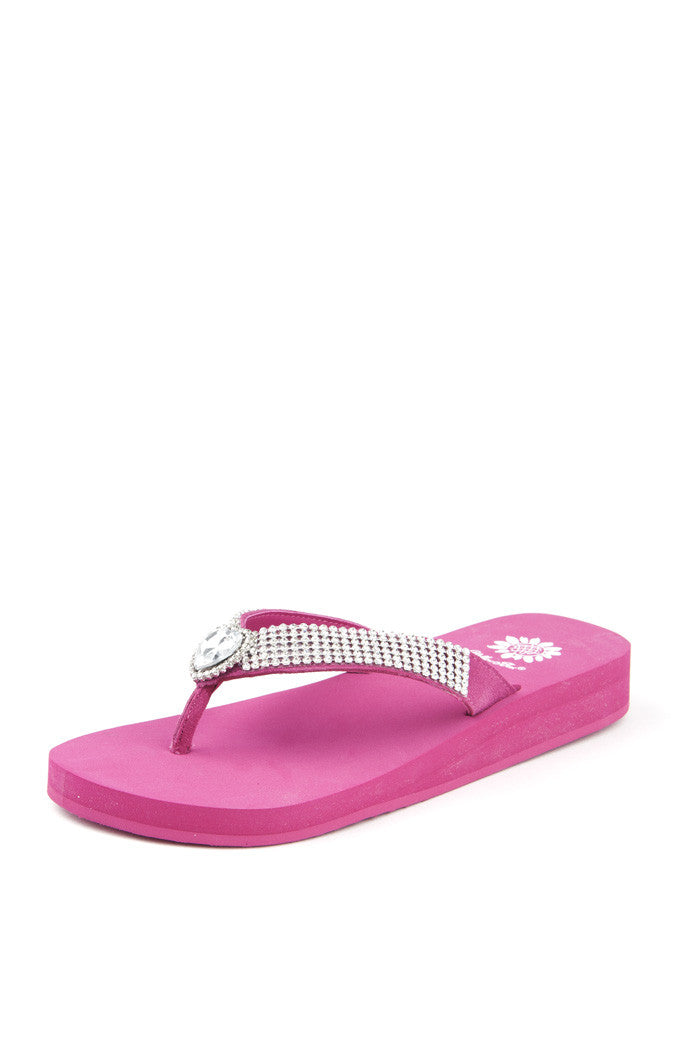 Willa Flip-Flop in Fuchsia