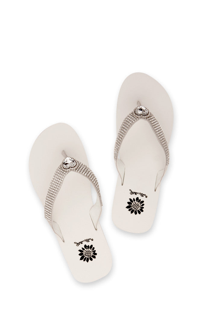 Willa Flip-Flop in White