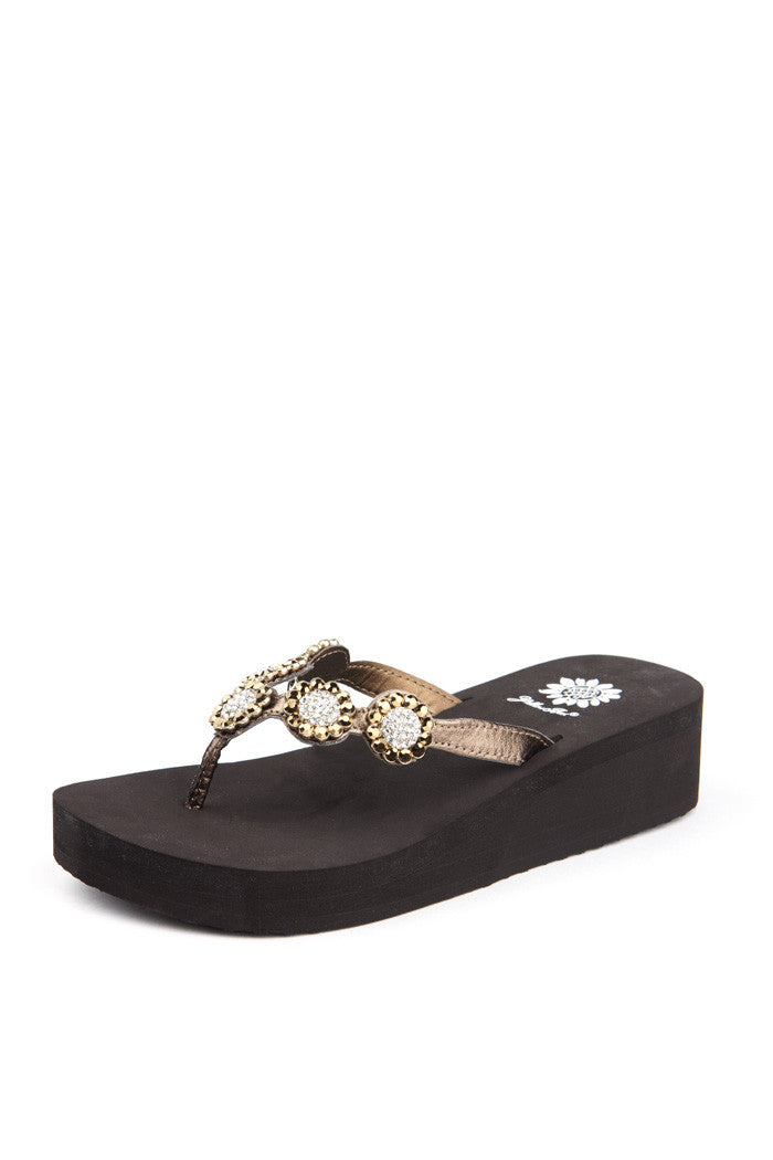 Xanti Flip-Flop in Bronze